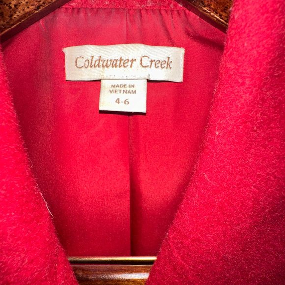 Red Wool Jacket/blazer Women's size 4-6 - Picture 5 of 5